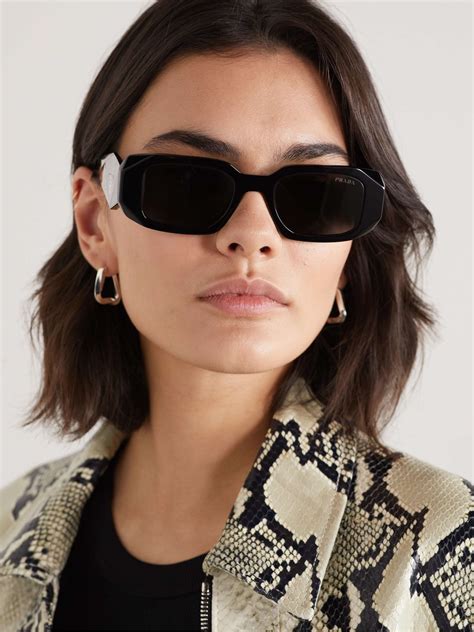 prada square frame acetate sunglasses|shop Prada sunglasses online.